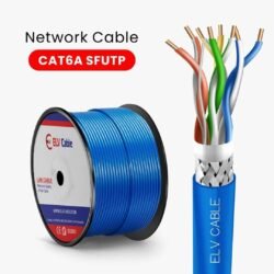 elv cable products range network cable cag5e cable cat6 cable cat6a cable cat7 cable cat8 cable ethernet cable fiber cable ftth cable outdoor cable  Cat6a Sf-Utp 23awg 4pair Green Color 305M