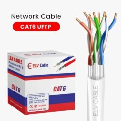 Cat6 U-Ftp 23awg 4pair Series 305M White Color