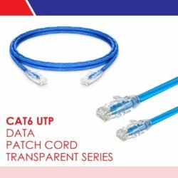 Cat6 Utp Patch Cord Transparent 1Meter