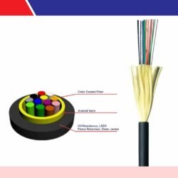 elv cable fiber products range 2core ftth cable 4 core ftth cable single mode fiber optic cable multi mode fiber optic cable du etisalat approved cable Single Mode Indoor-Outdoor Fiber Optic Cable g 652d 12core
